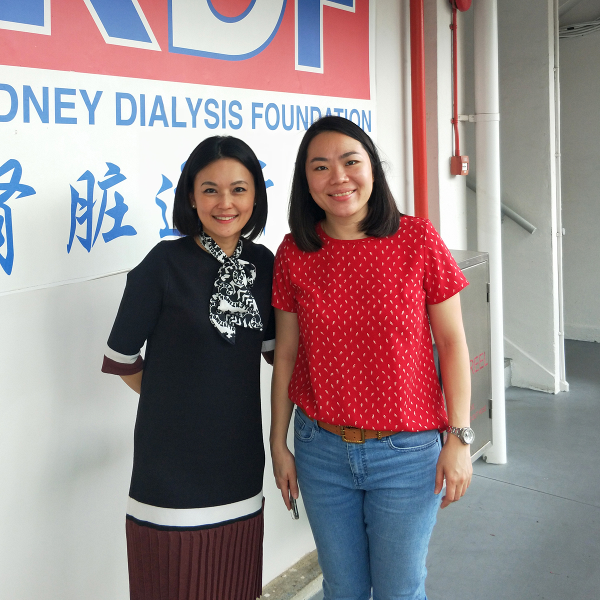 Left to Right: Ms Yeo Meio Khim and Ms Marissa Zhang