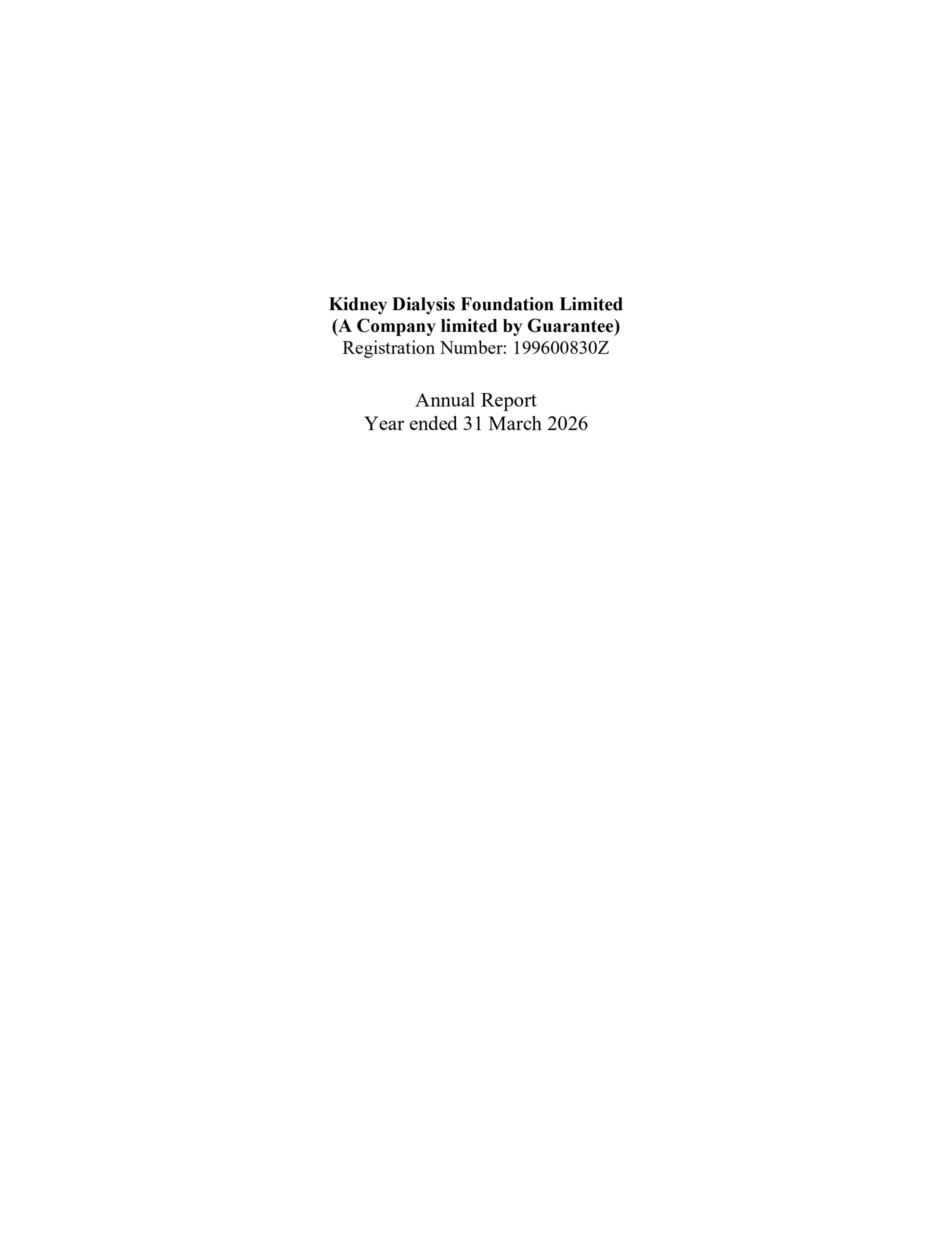 Financial Report 2025/2026